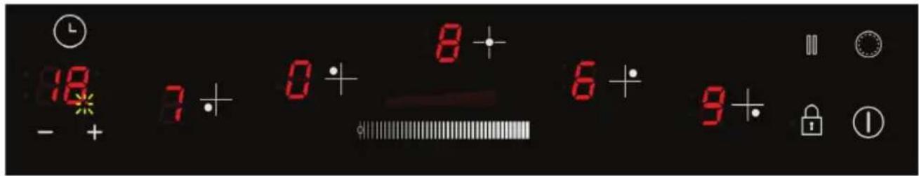 18 - 7 + 0 + 8 + 6 + 9 + || ○ ↓ ↓