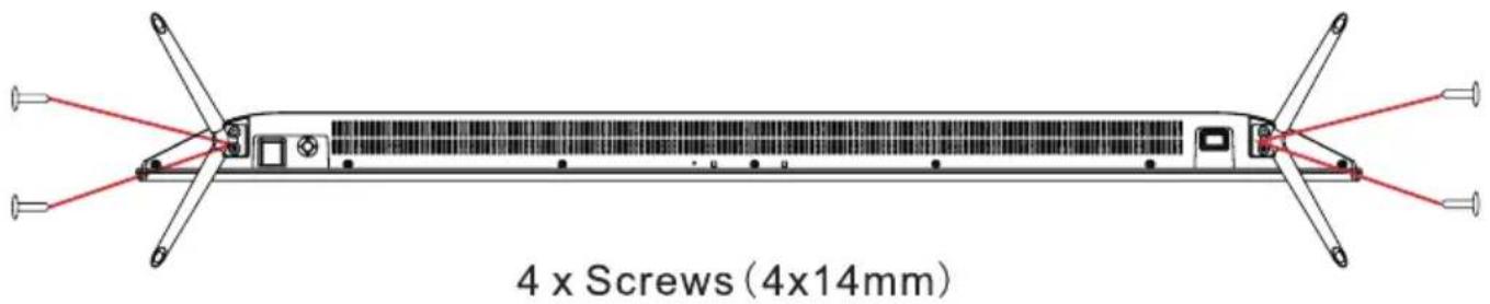 4 x Screws (4x14mm)
