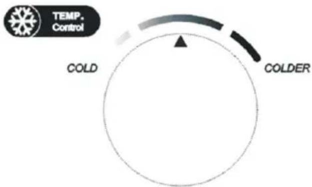 TEMP. Control COLD COLDER