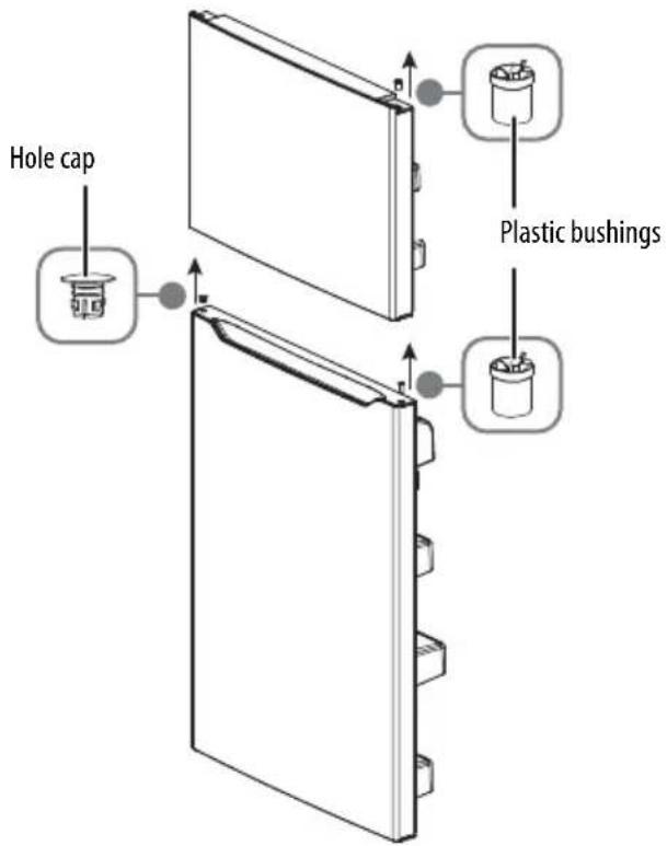 INSIGNIA NS-RTM20SS3 - Reversing the door position - 11