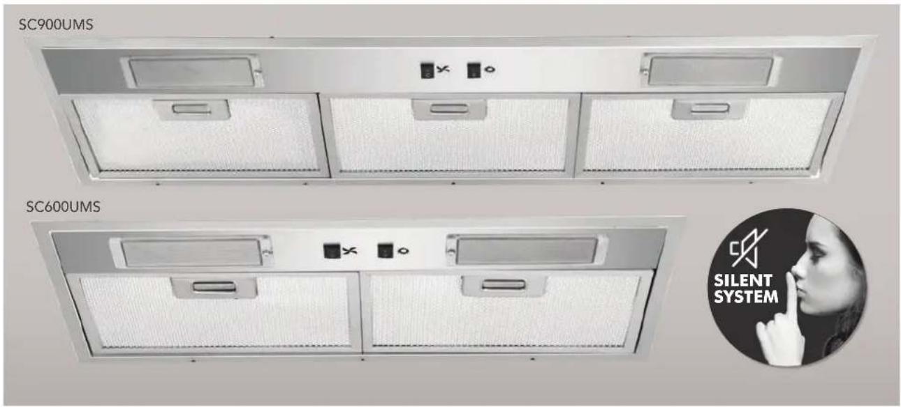Scandium SCGT60 - The perfect SILENT rangehood for your Scandium cooktop. - 1