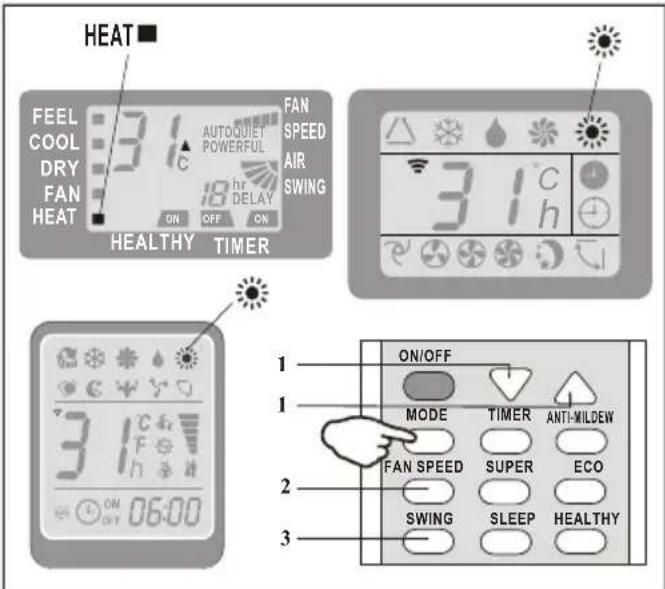 TCL TCLSS12 - HEATING MODE - 2
