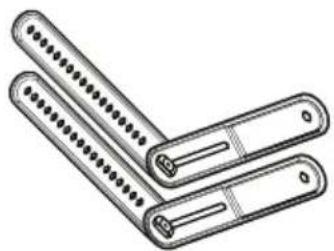 Best Buy BE-SBM112 - PASO 1: Opción 1 - Coloque los brazos de montaje a la barra de sonido - 1