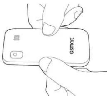 GSmart F180 - To replace the back cover - 1