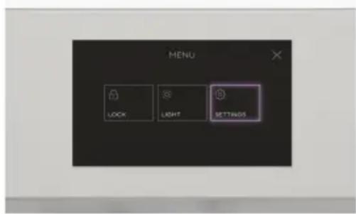 MENU LOCK LIGHT SETTINGS