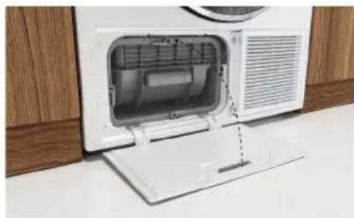 Fisher & Paykel DH9060HG1 - Replacing the condenser filter: - 2