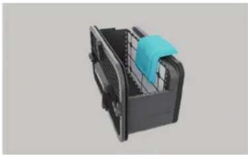 Fisher & Paykel DH9060HG1 - Cleaning the condenser filter: - 1