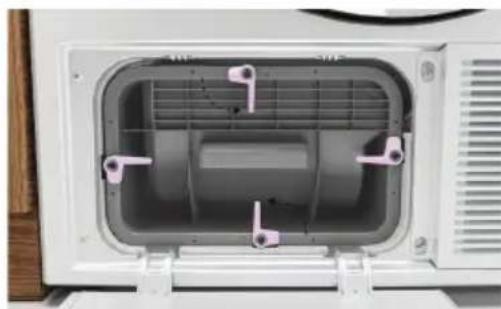 Fisher & Paykel DH9060HG1 - Removing the condenser filter - 2
