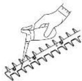 Morrison BC 260 SST - Relubricating the cutting blades - 1
