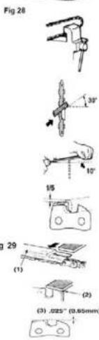 Fig 28 35° 10° 15 Fig 29 (1) (2) (3) .025" (0.65mm)
