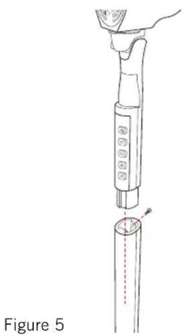 SUNBEAM FA8600 - Connecting The Stand base, extension shaft, upper shaft and base locking nut - 2