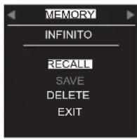 FBT MUSE 210LND - MANAGEMENT OF MEMORY INSIDE THE DEVICE: - 2