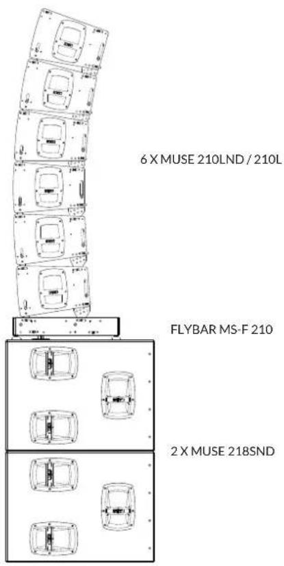6 X MUSE 210LND / 210L FLYBAR MS-F 210 2 X MUSE 218SND