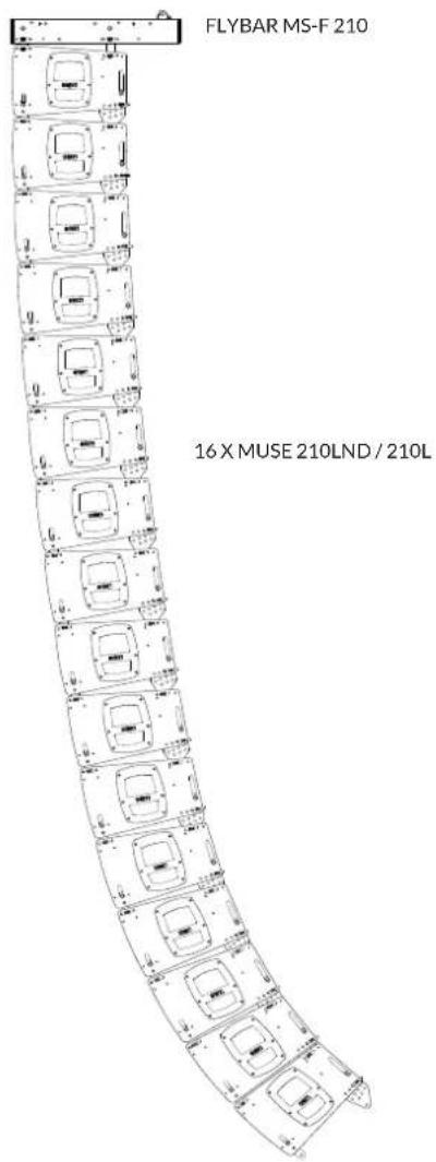 FLYBAR MS-F 210 16 X MUSE 210LND / 210L