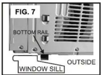 ARCTIC WIND 2AW6000DA - Placing the Unit Inside a Window - 2