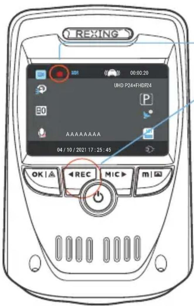 Rexing V1P Max - Video Recording - 1