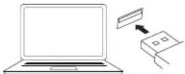 Diagram showing a laptop connected to a file with an arrow indicating data transfer or mapping