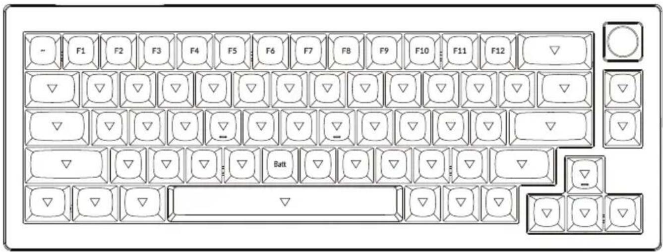 - F1 F2 F3 F4 F5 F6 F7 F8 F9 F10 F11 F12 Batt