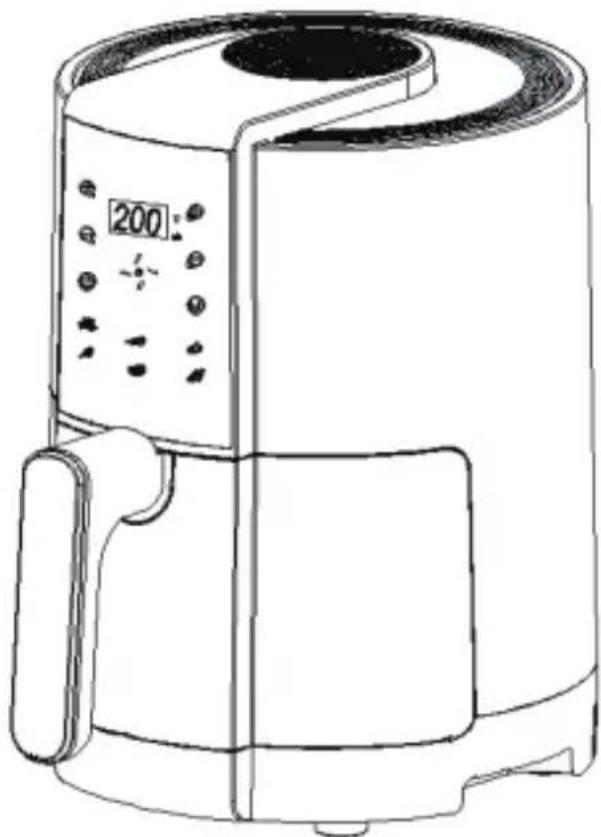 Electroline ELNEXTAIRFRYER385BTR - 1