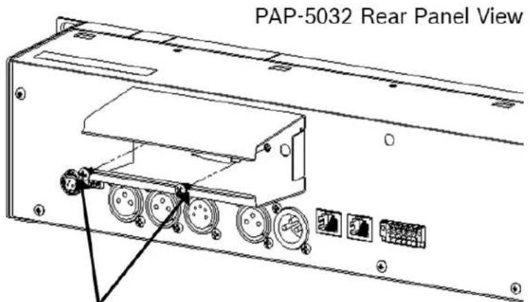 PAP-5032 Rear Panel View