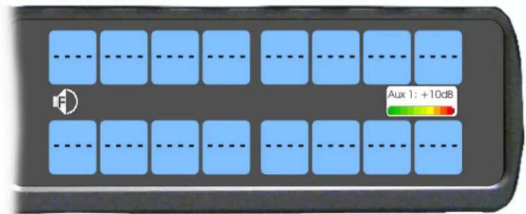 Aux 1: +10dB