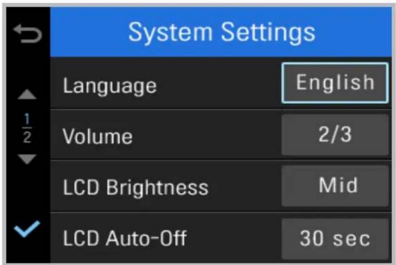 Thinkware FW10 - 3-6. Settings > System Settings - 1