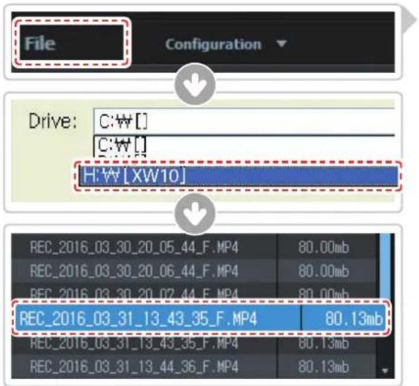 Thinkware FW10 - 5-1-2. Select the Device Drive for XW10 - 1