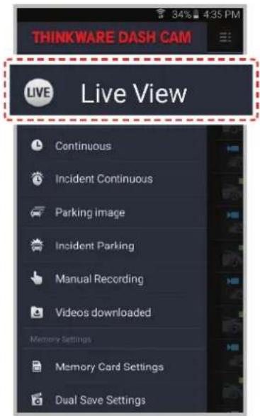 Thinkware FW10 - 4-2-1. Live View - 1