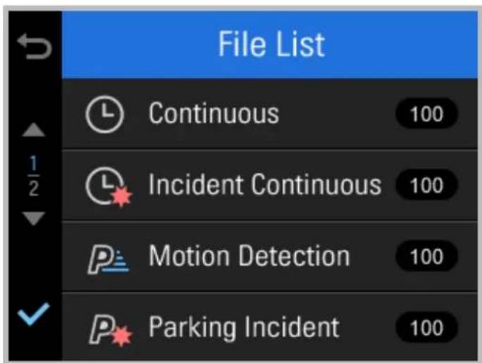 Thinkware FW10 - 3-3-1. File List - 1 - 1