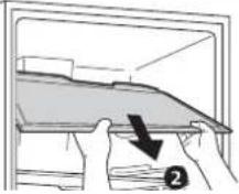 MITSUBISHI MR-CGX450ER - Glass shelf / One-two shelf - 2