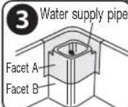 MITSUBISHI MR-CGX450ER - Pointers for assembling the water supply pump - 6