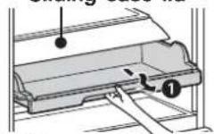 MITSUBISHI MR-CGX450ER - Sliding case (upper), (lower) - 1