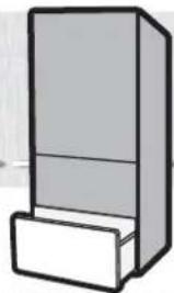 MITSUBISHI MR-CGX450ER - Freezer compartment - 1