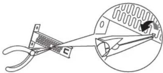 Eurotech ED-DDCSS - Prepare a kick plate as shown. - 2