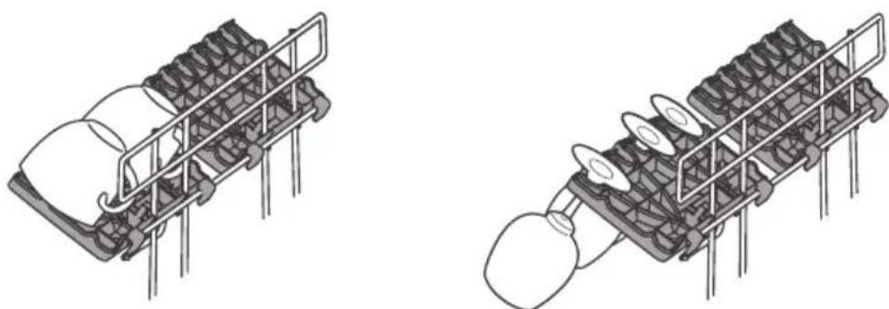 Eurotech ED-DDCSS - Using the cup racks - 1