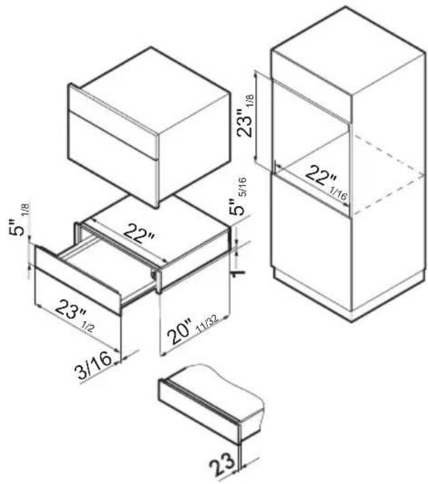 5" 1/8" 22" 1/2" 3/16" 20" 11/32" 23" 1/16" 23" 5" 5" 23" 22" 1/18" 23