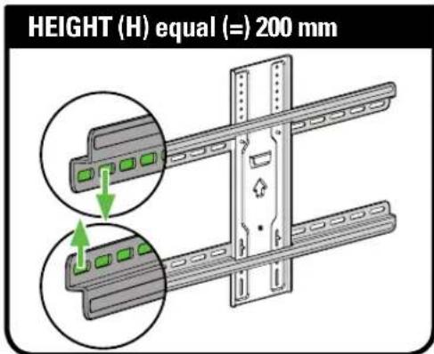 HEIGHT (H) equal (=) 200 mm