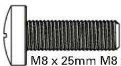 SANUS LLF122 - TV Screws - 6