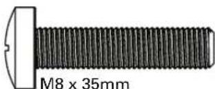 M8 x 35mm