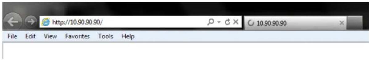 http://10.90.90.90/ File Edit View Favorites Tools Help 10.90.90.90