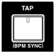 ROLAND V-4 - Press the tap button (TAP) in time with the music. - 1