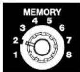 ROLAND V-4 - Set the memory dial to the number whose assignment you want to change. - 1