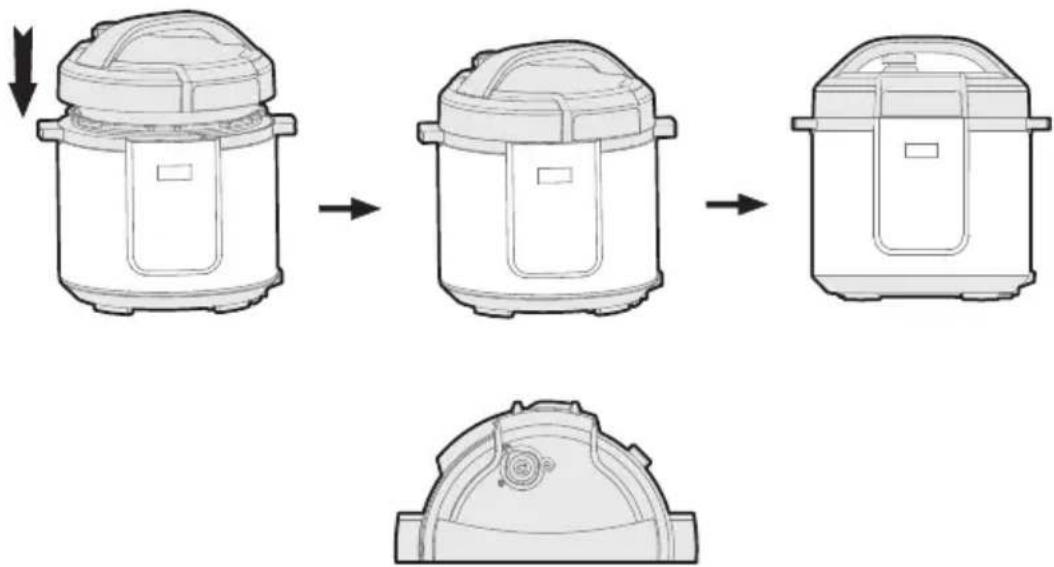 MIDEA MPC60010ADKH - Safely close the lid - 1