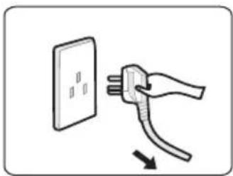 MIDEA MPC60010ADKH - Never pull the plug with a wet hand - 2