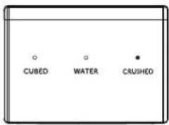 CUBED WATER CRUSHED