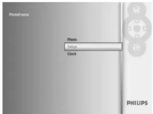 PhotoFrame Photo Setup Clock PHILIPS