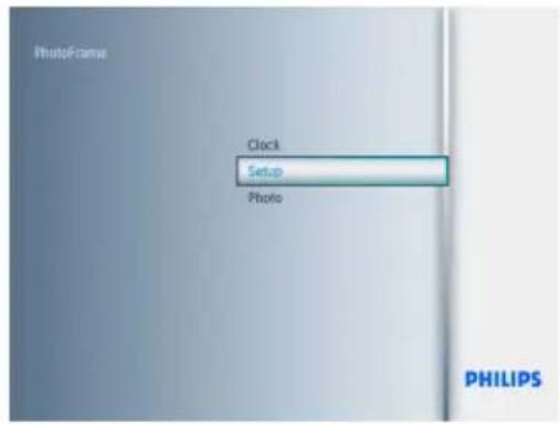 PhotoFrame Clock Setup Photo PHILIPS