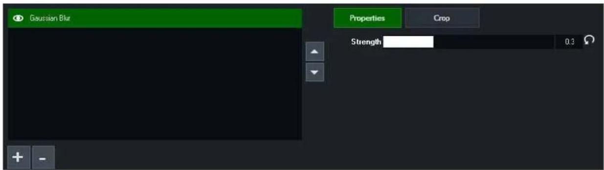 Gaussian Blur Properties Crop Strength 0.3
