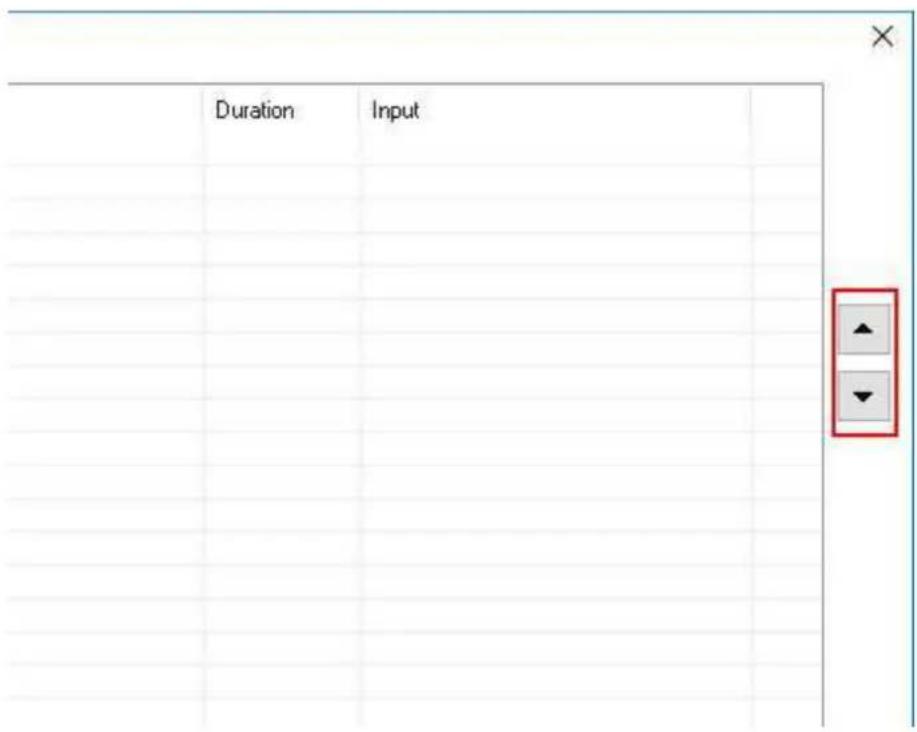 Duration Input ▲ ▼
