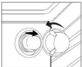 Cookology CFSPTC502BK - Replacing the oven lamps - 1